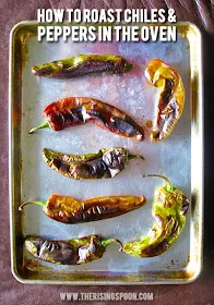 How to Roast Chiles & Peppers in the Oven | therisingspoon.com