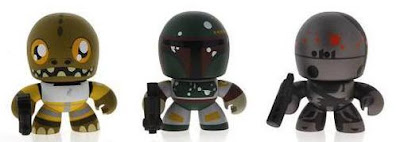 Star Wars Mini Mighty Muggs Bounty Hunters 3-Pack - Bossk, Boba Fett & IG-88