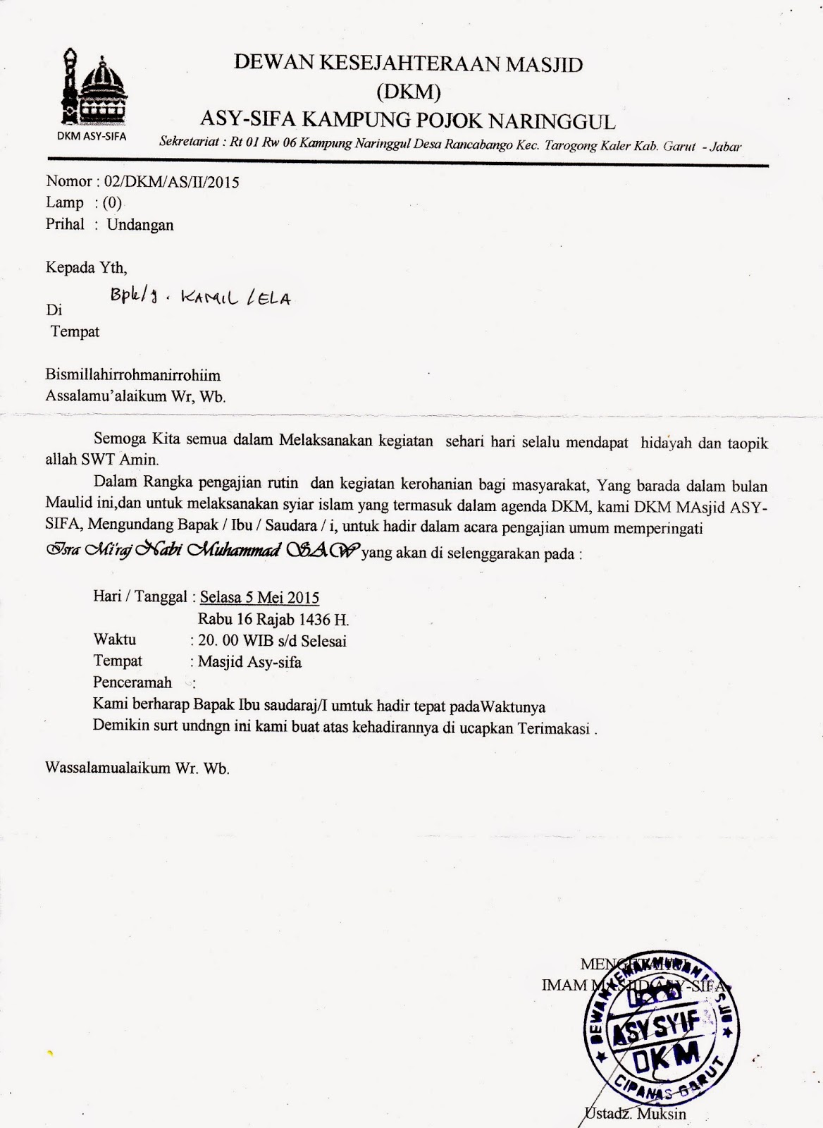 Contoh Surat Niaga Beserta Bagian Bagiannya