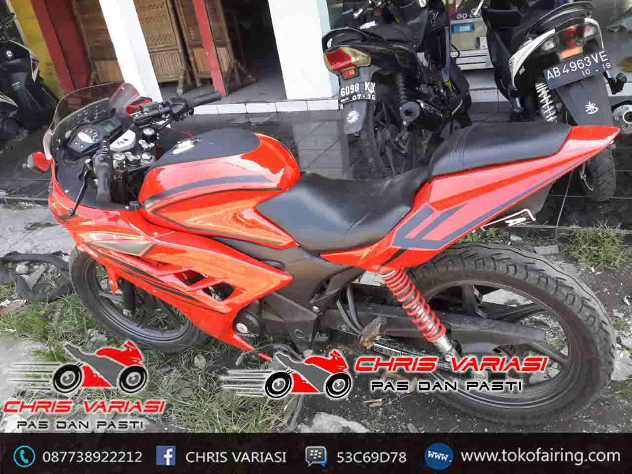 Chris Variasi Fairing  Fullset Verza ala Ninja Injeksi Red 