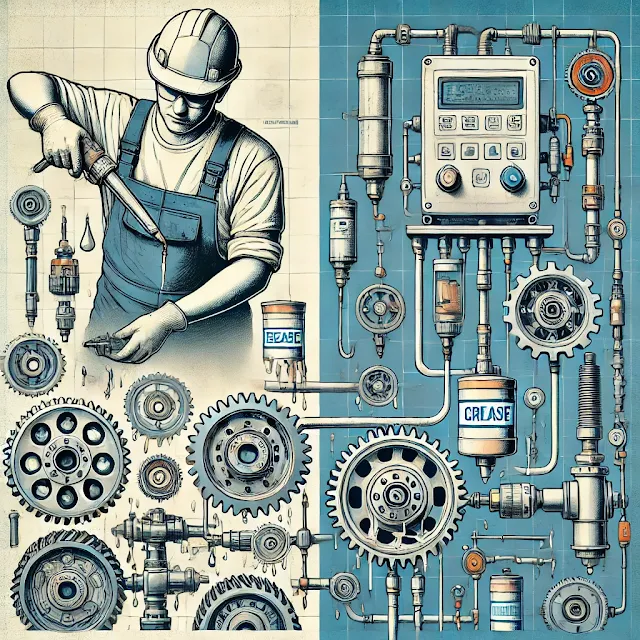 Effective grease application methods are key in machinery maintenance, from manual to automated systems, ensuring optimal equipment reliability.**