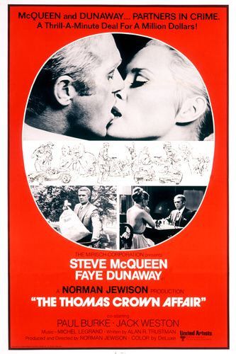 Thomas Crown Affair 1968 movie poster