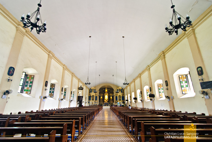 Inside Santa Maria Church in Ilocos Sur