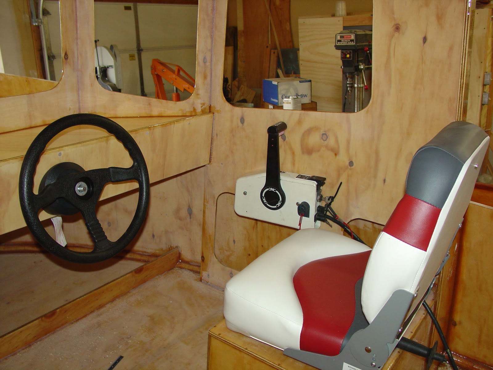 todd's mini-tug boat building journal: steering system and