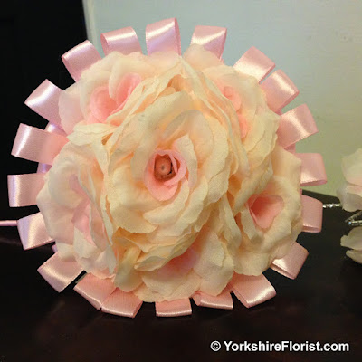  small silk bridesmaid flowers