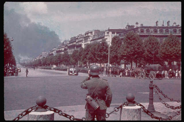 Fotografías a color de la caída de París (1940)