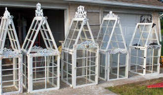Dishfunctional Designs: Greenhouses Made With Salvaged Windows
