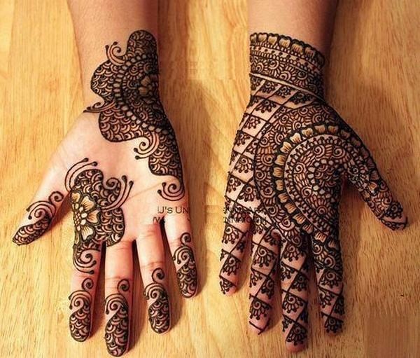 Eid Mehndi Designs, Indian Eid Mehdni Designs.