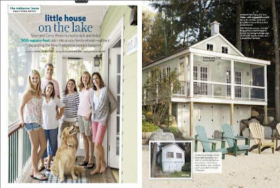 Bonin Architects cottage featured in Country Living September 2012