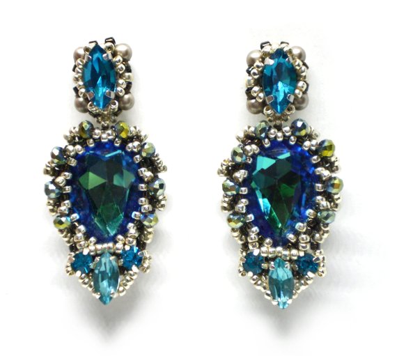 Swarovski Bezel Beadwork Tutorials by Victoria Chernova