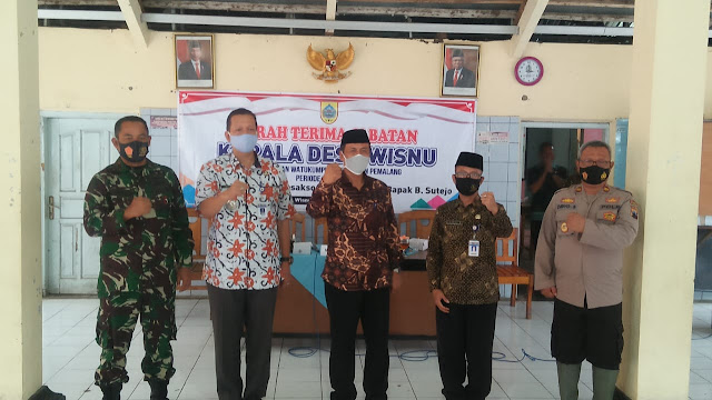 Sertijab Kepala Desa Wisnu Kecamatan Randudongkal Berlangsung Lancar