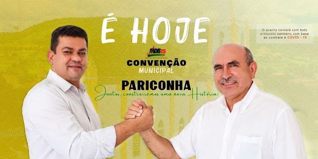 Moacir e Alvoni serão os candidatos do MDB para disputar as eleições em Pariconha