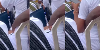 "They are tired of holding body" ~ Mixed reactions as female corps member lets her male colleague touch her intimately at Camp [watch video]