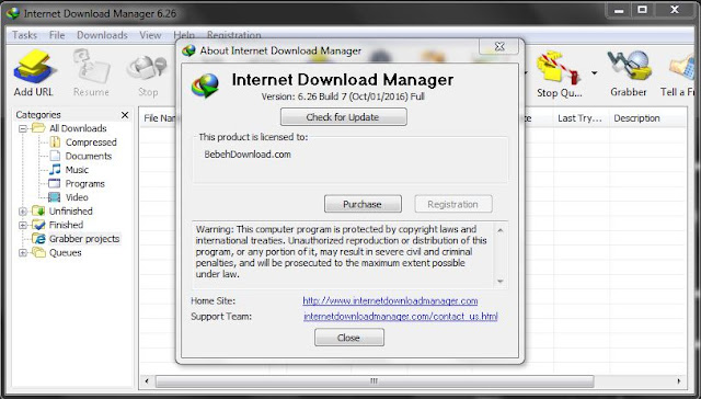 Internet Download Manager 6.26 Build 17