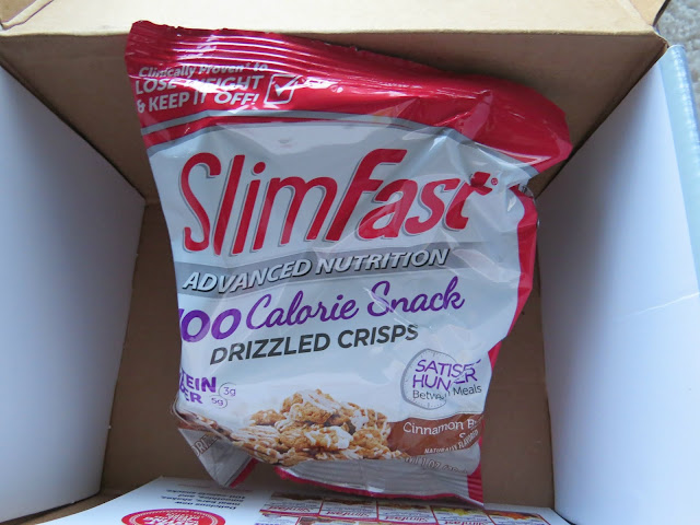 SlimFast Cinnamon Bun Swirl Drizzled Crisps