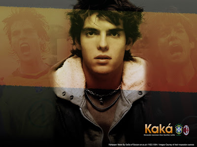 Wallpaper Ricardo kaka with Ac Milan FC 