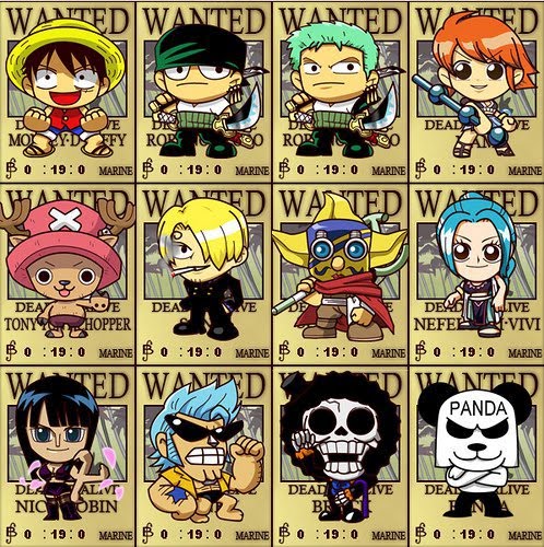 Ladyversacegucci Blog: Bounty One Piece all krakter