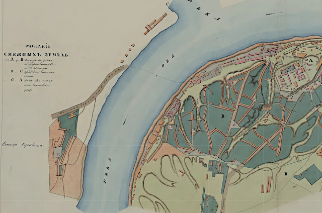 Старая карта Кунавино