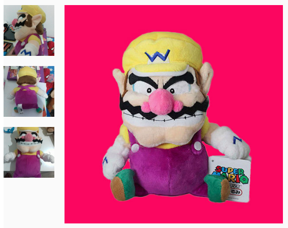 wario plush toy