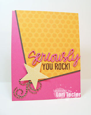 Seriously card-designed by Lori Tecler/Inking Aloud-stamps and dies from Lil' Inker Designs