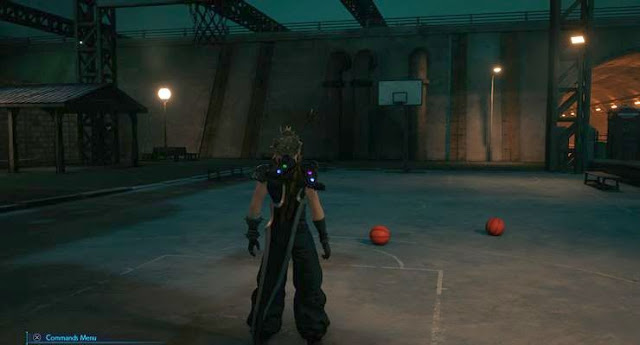 Final fantasy 7 remake basketball court