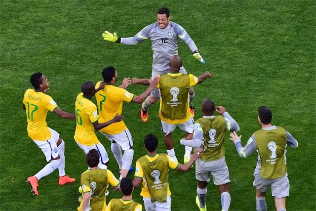 #Copa2014 - Nos pênaltis, Brasil despacha Chile, transforma sofrimento em festa e mantém sonho do hexa