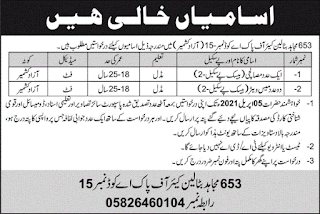 Latest jobs in Pakistan army in 2021 Apply online