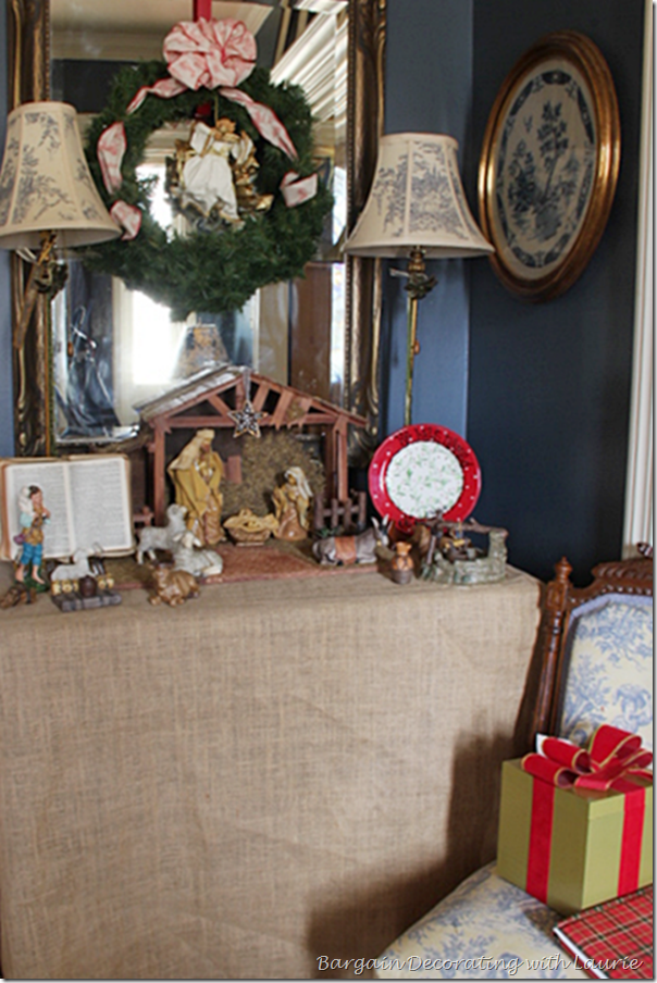 Nativity Displayed in Entry Hall