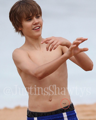 Justin Bieber Shirtless