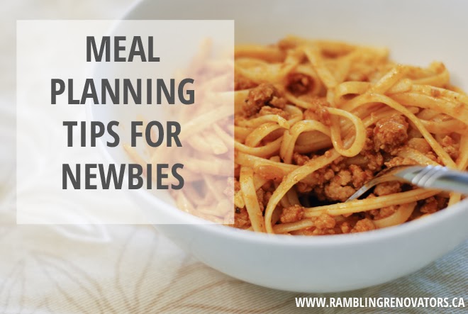 Meal Planning Tips For Newbies Rambling Renovators