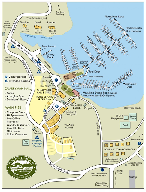 Roche Harbor map