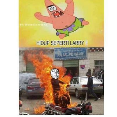 Gaya hidup seperti larry | Spongebob Meme Indonesia (SMI)