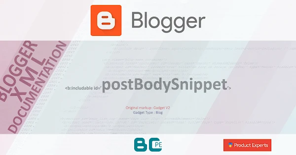 Blogger - postBodySnippet [Blog GV2]