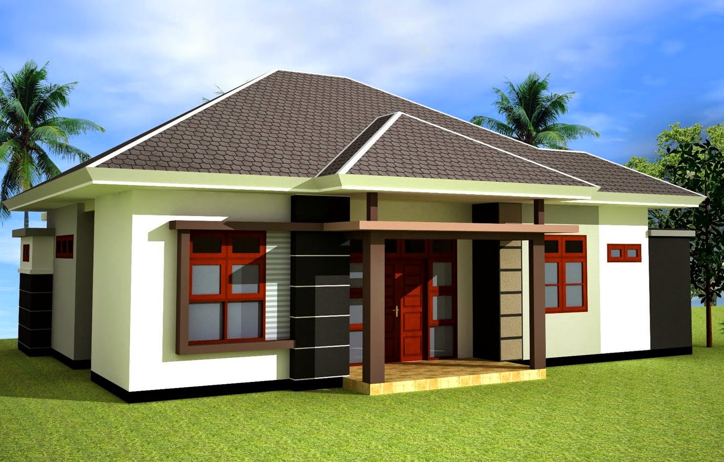 Gambar model  atap rumah limas mewah type 360 terbaru 