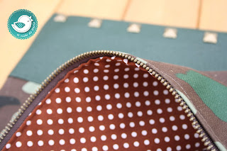 Detalle Interior Folk Clutch El Nido de Darío