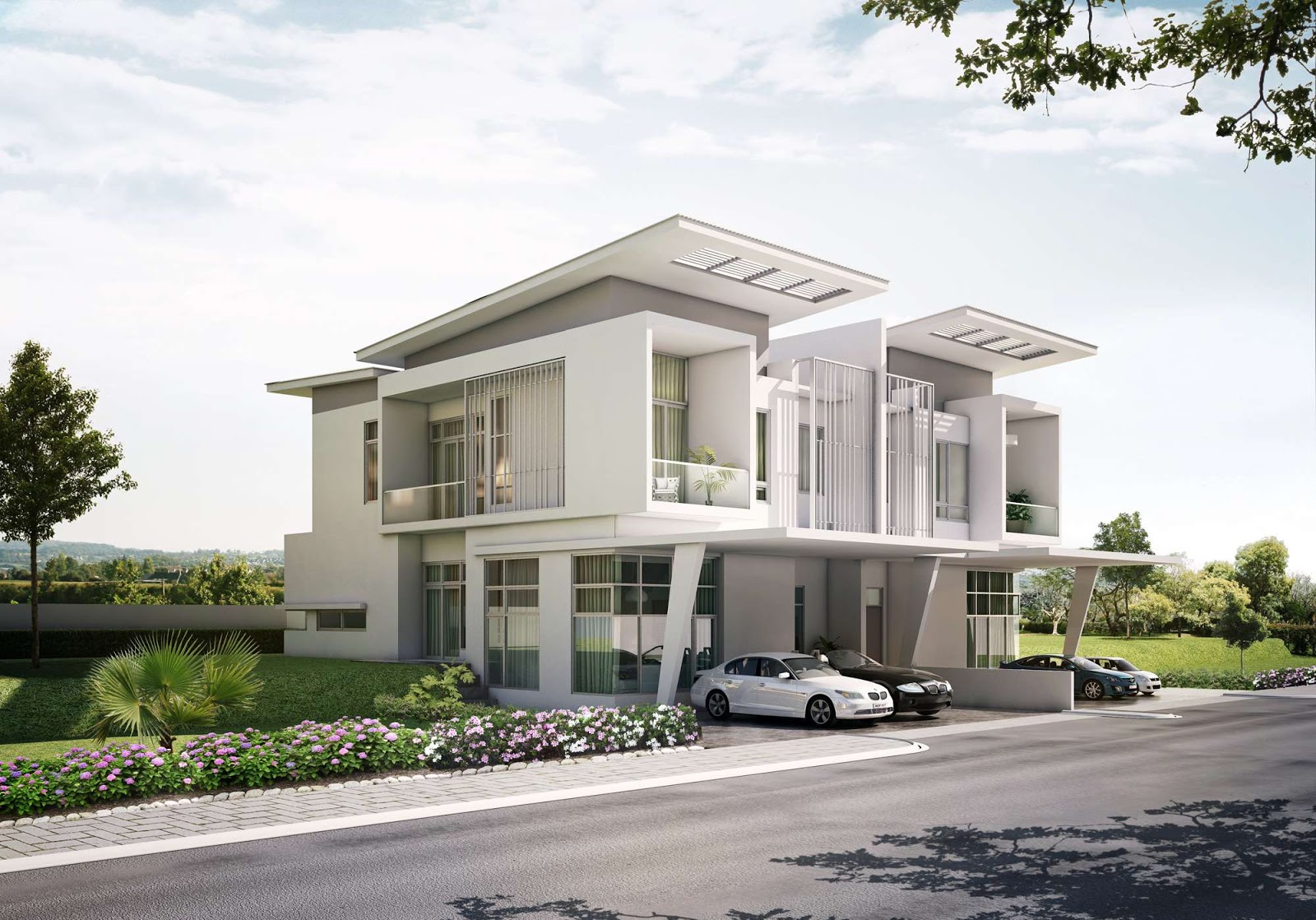 New home designs latest.: Singapore modern homes exterior designs.