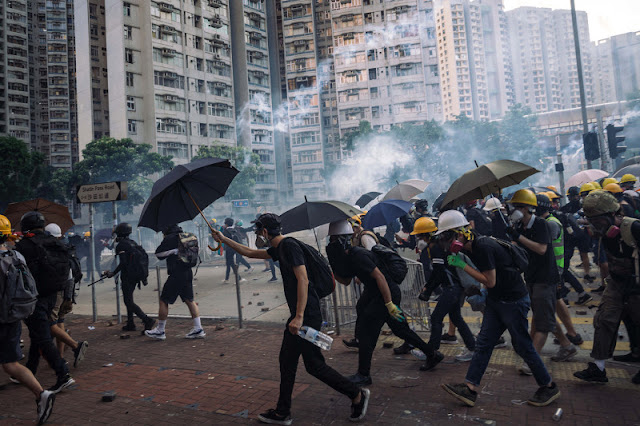 Hong Kong pushed to the 'brink of no return' as airport protests enter fifth day