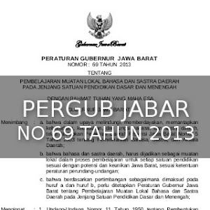 Pergub Jawa Barat Nomor 69 Tahun 2013 (format .pdf)