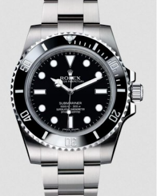 Réplique Rolex Submariner No Date Acier inoxydable cadran noir 114060 Montre