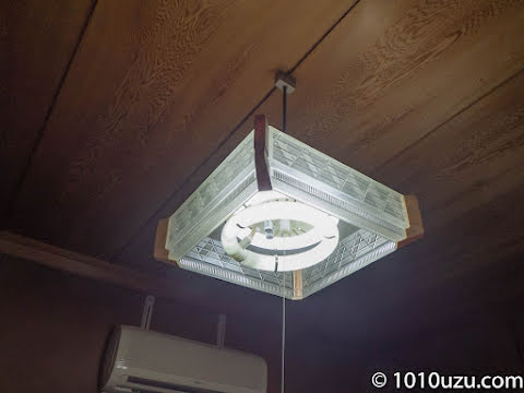和室奥の 6 畳の照明