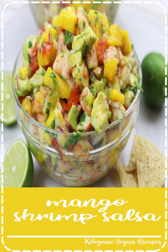 Refreshing and satisfying, Mango Shrimp Salsa is a fruity seafood feast that is perfect for parties or as a meal on hot summer nights.