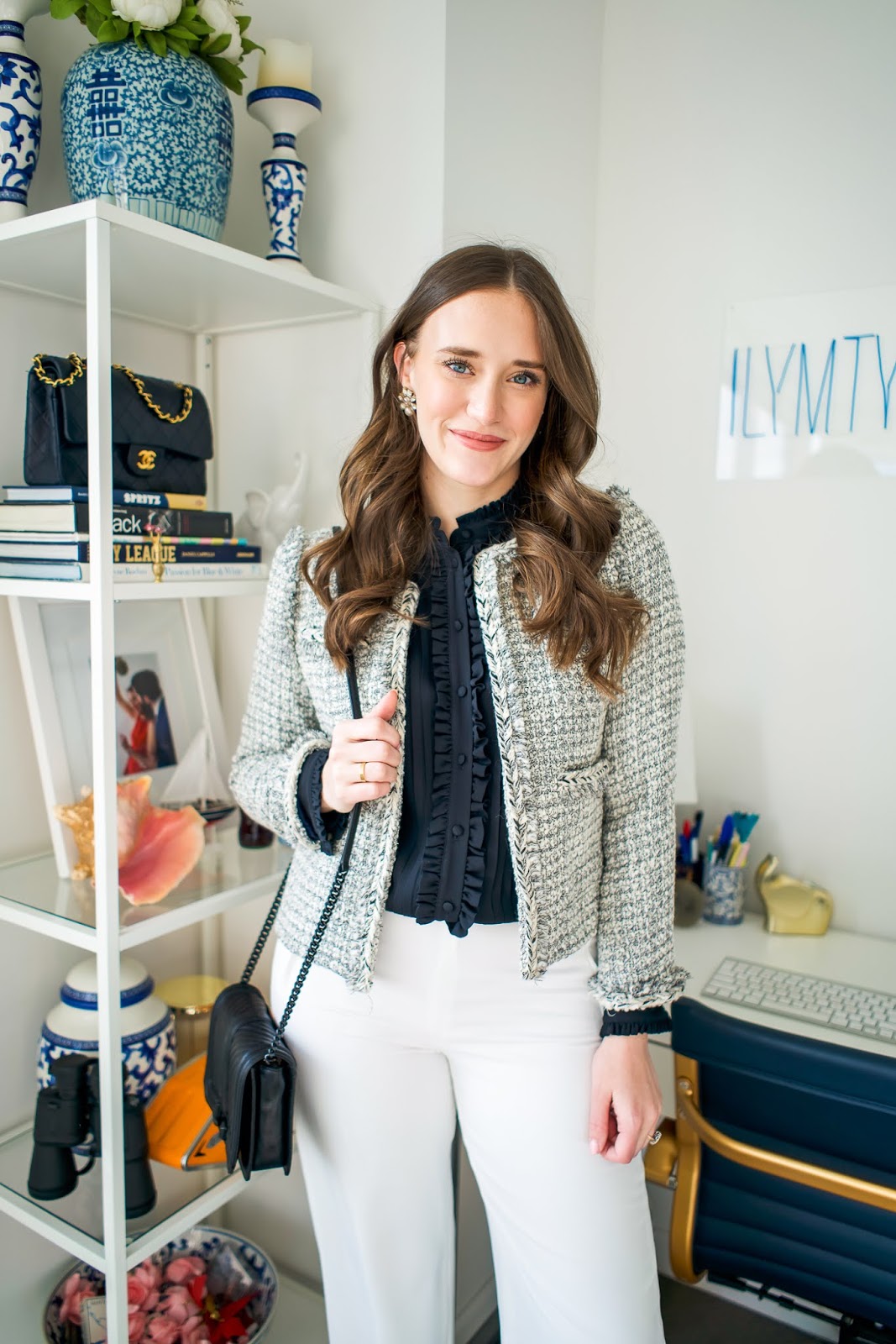 White Pants for The Office, Connecticut Fashion and Lifestyle Blog