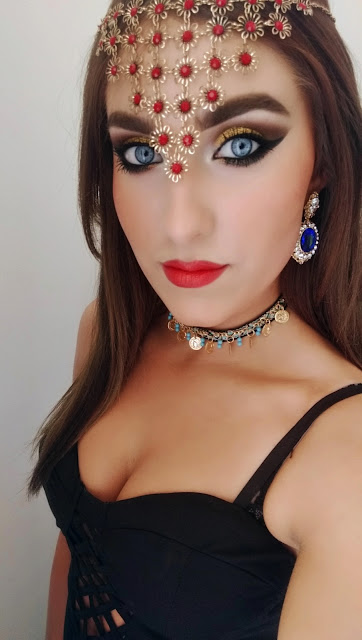 arab girl, arabic makeup