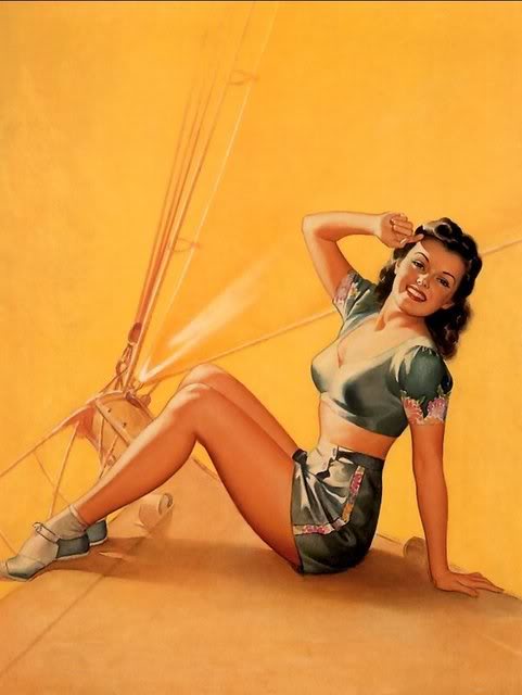 classic pin up drawings