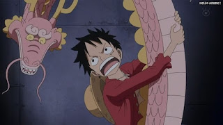 ワンピースアニメ パンクハザード編 612話 モモの助 ルフィ Monkey D. Luffy | ONE PIECE Episode 612