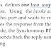 Creating a SYNCHRONOUS BPEL Process