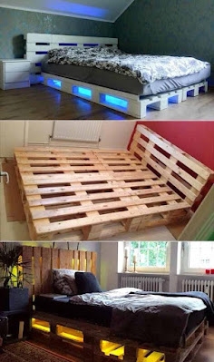 Camas hechas con pallets de madera