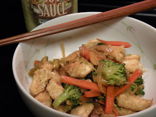 Chicken and peanut stir-fry