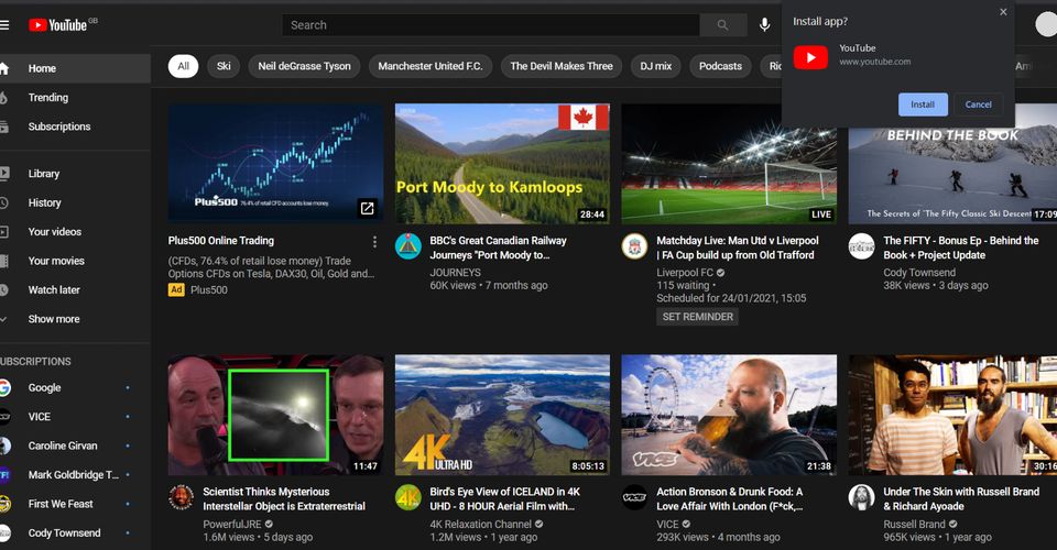 Youtube Now Available To Be Installed As A Progressive Web App Brand Icon Image Latest Brand Tech And Business News Youtube Now Available To Be Installed As A Progressive Web App Brand Icon Image Latest Brand Tech And Business News
