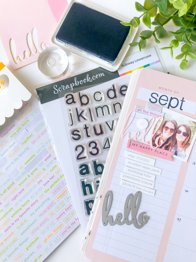 Three Ways to Use Stamps in Your Memory Planner